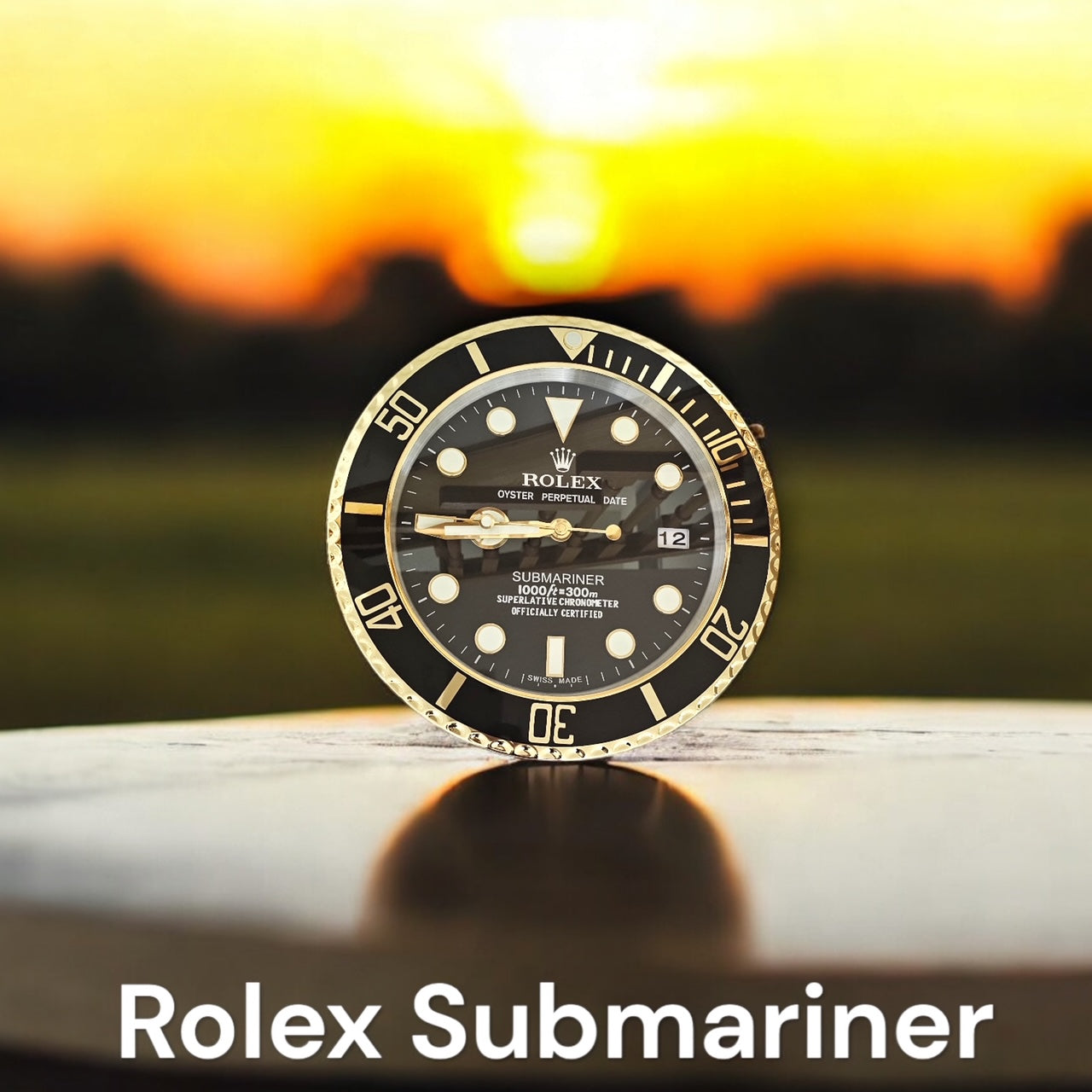 Rolex Submariner Luxury Watch Brand Super High Quality Metal Wall Clock