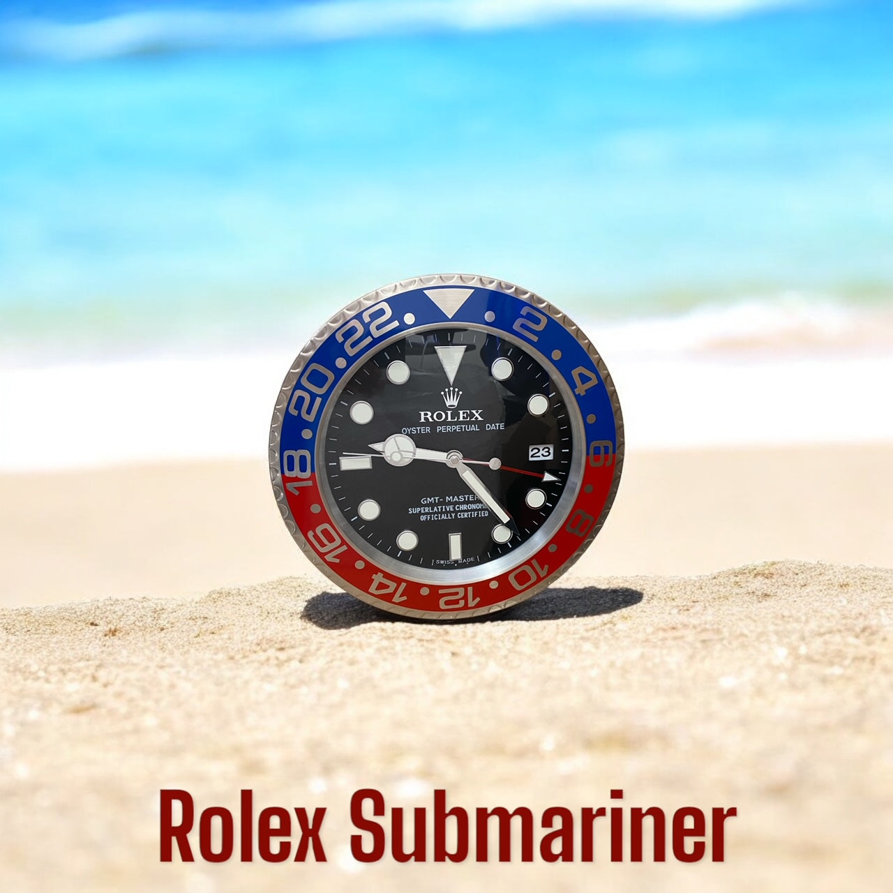 Rolex Submariner Luxury Watch Brand Super High Quality Metal Wall Clock