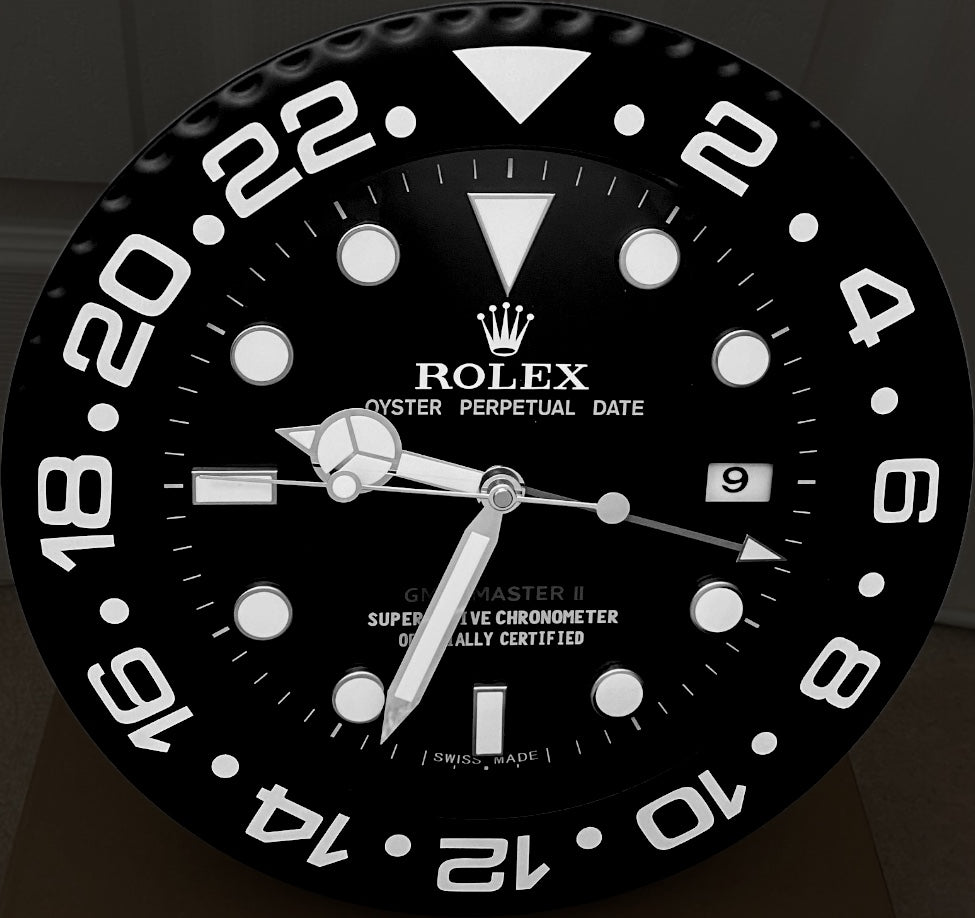 Rolex Submariner Luxury Watch Brand Super High Quality Metal Wall Clock